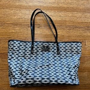kate spade Signature Spade Harmony Tote black, EUC, large purse, bag